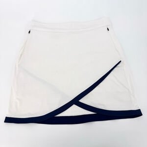 Peter Millar White Navy Golf Skort Women size S